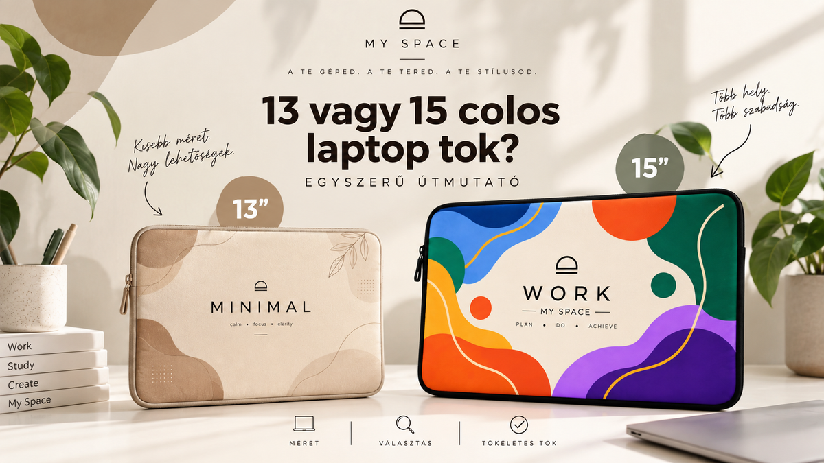 Milyen méretű laptop tokot válasszak? 13 vagy 15 col – egyszerű útmutató